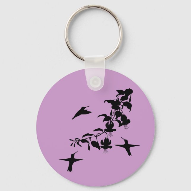 Schlüsselanhänger Hummingvögel (Vorderseite)