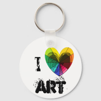 Schlüsselanhänger "I [Herz] Art"