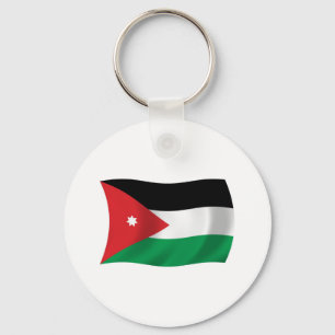 Schlüsselanhänger Jordanflagge