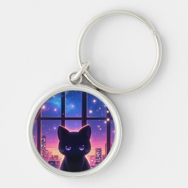 Schlüsselanhänger Katze (Vorne)