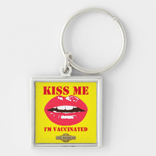 Schlüsselanhänger "KISS ME" (Vorne)