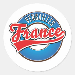 Schlüsselanhänger Logo Versailles Frankreich Runder Aufkleber