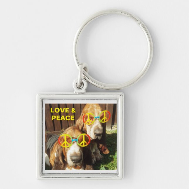 Schlüsselanhänger Love & Peace (Vorne)