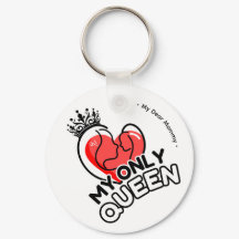 Schlüsselanhänger: Meine einzige Königin