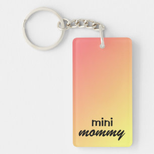 Schlüsselanhänger "Mini-Mama" mit Foto und Namen d