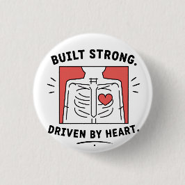 Schlüsselanhänger | Minimalistischer anatomischer Button