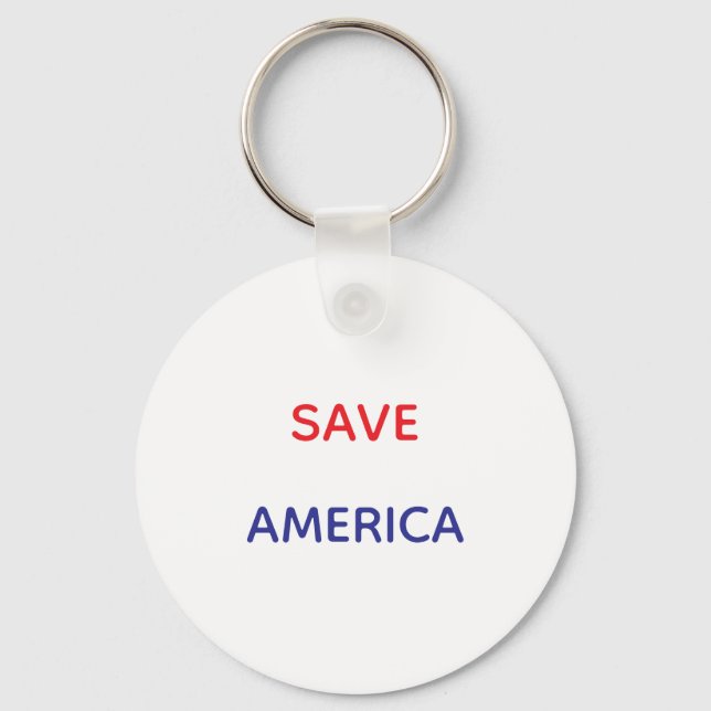SCHLÜSSELANHÄNGER MIT AMERIKA-MOTIV (Vorderseite)