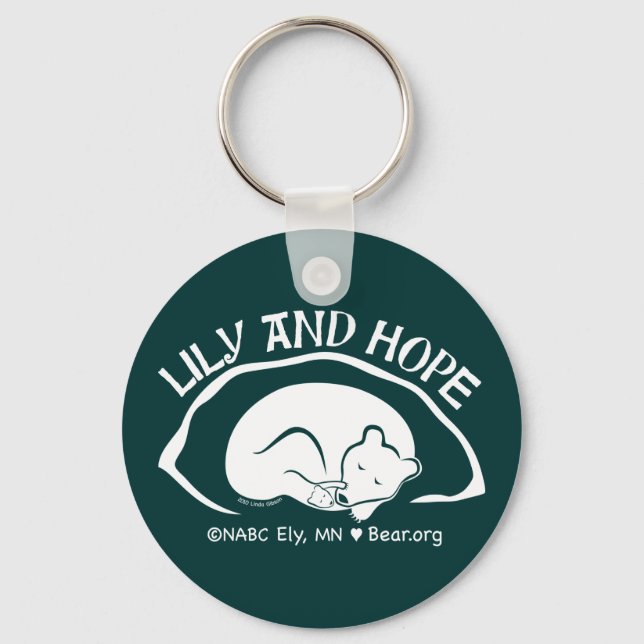 Schlüsselanhänger mit dem Logo "Den" (Vorderseite)