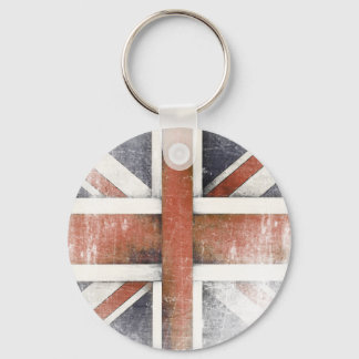 Schlüsselanhänger mit der Vintagen britischen Flag