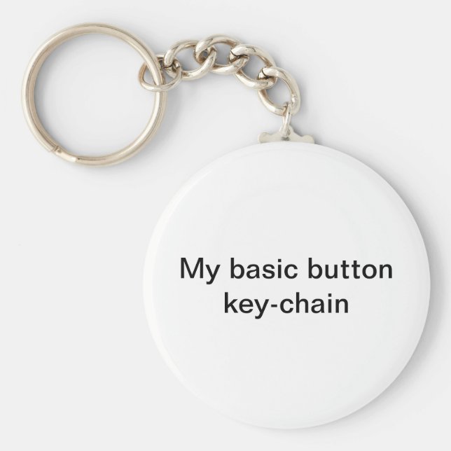 Schlüsselanhänger mit einem runden Grundtasten (Vorne)
