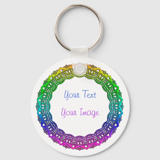 Schlüsselanhänger mit einer Spitzentechnik wie meh (Vorderseite)