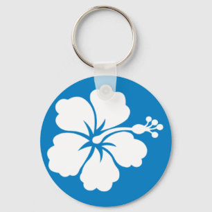Schlüsselanhänger mit Hibiskus Design
