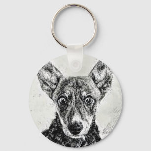Schlüsselanhänger mit Hundeaugen