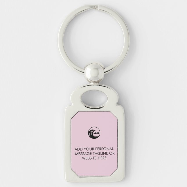Schlüsselanhänger mit individuellem Firmenlogo (Vorderseite)