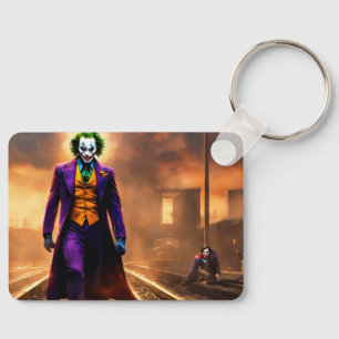 Schlüsselanhänger mit Joker und Spyder man drucken