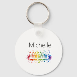 Schlüsselanhänger mit Klaviertasten für Kinder, Pi