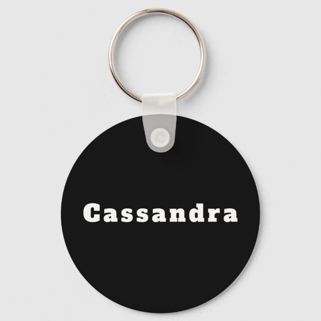Schlüsselanhänger mit Namen Cassandra (Vorderseite)