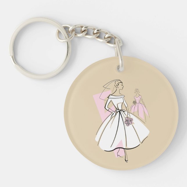 Schlüsselanhänger mit neutraler Bride-Fashion-Brid (Vorderseite)