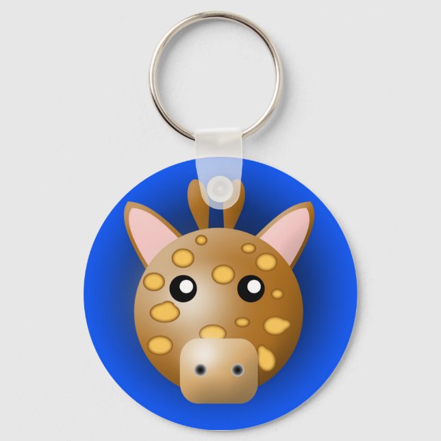 Schlüsselanhänger mit Tieren: Giraffe (Vorderseite)
