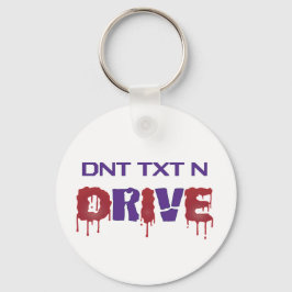 Schlüsselanhänger nicht schreiben und fahren