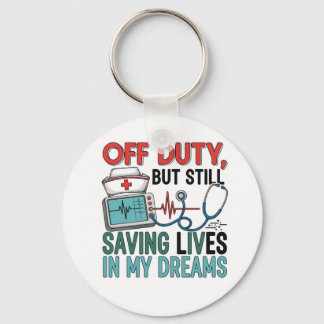 Schlüsselanhänger Nurse off Duty