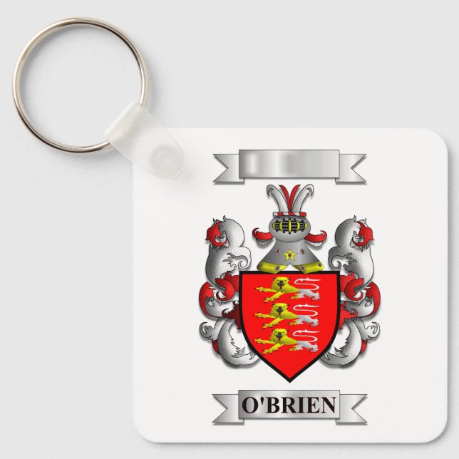 Schlüsselanhänger O'Brien Nachname und Schild (Vorderseite)