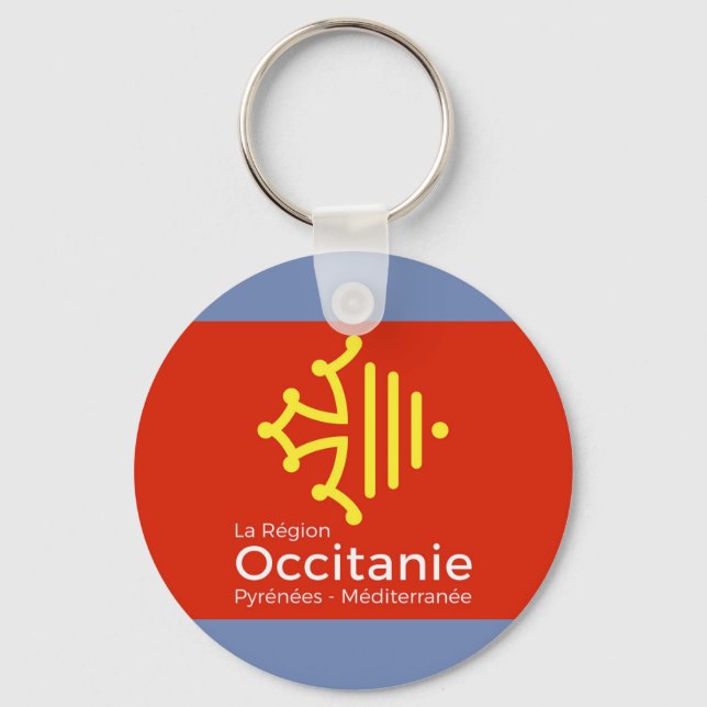 Schlüsselanhänger "Occitanie"Frankreich (Vorderseite)