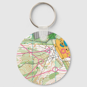 Schlüsselanhänger - orienteering Karte
