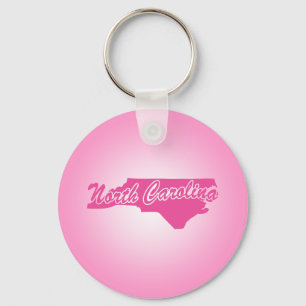 Schlüsselanhänger Pinker Bundesstaat North Carolin