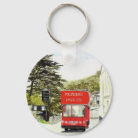 Schlüsselanhänger "Polperro Tram"