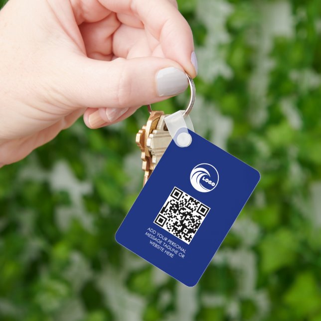 Schlüsselanhänger QR-Code Geschäftslogo Profession (Hand)
