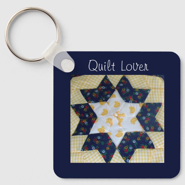 Schlüsselanhänger - Quilt-Liebhaber (Vorderseite)