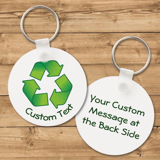 Schlüsselanhänger recycelnd Symbol (Von Creator hochgeladen)