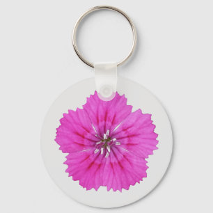 Schlüsselanhänger rosa Dianthus