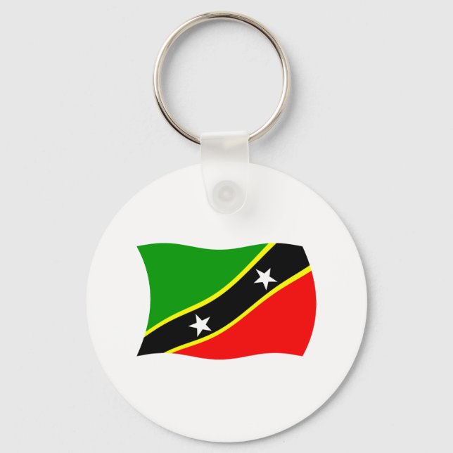 Schlüsselanhänger Saint Kitts und Nevis (Vorderseite)