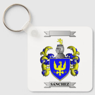 Schlüsselanhänger Sanchez Nachname und Schild