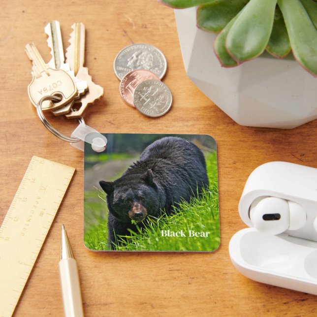 Schlüsselanhänger-Schwarzer Bär Schlüsselanhänger (Schreibtisch)
