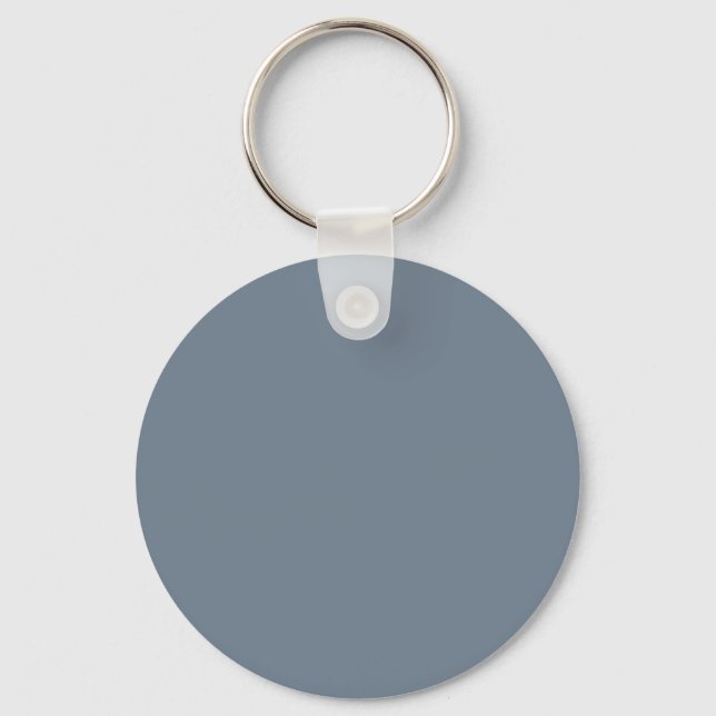 Schlüsselanhänger "Slate Gray Button" (Vorderseite)