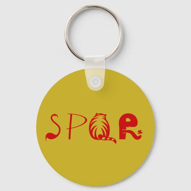 Schlüsselanhänger "SPQR" (Vorderseite)