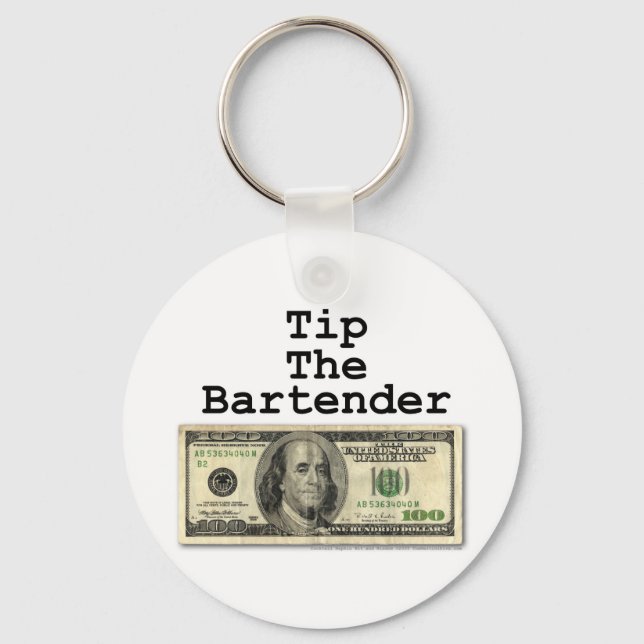 Schlüsselanhänger - TIPP DER BARKEEPER! (Vorderseite)