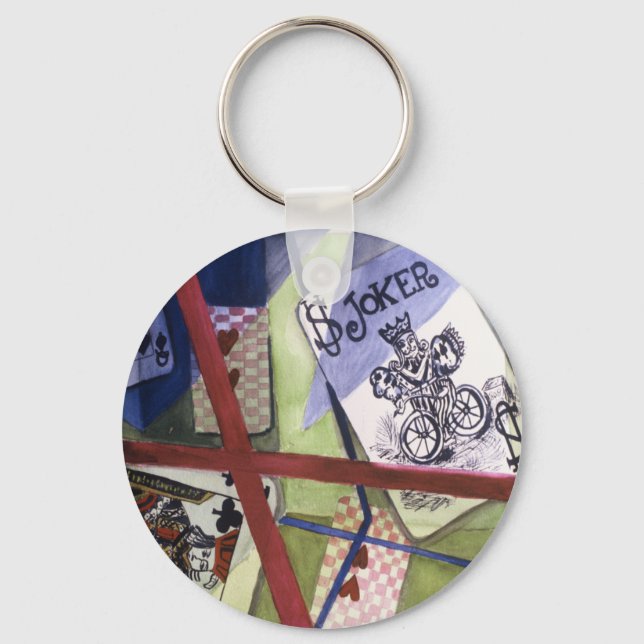 Schlüsselanhänger von Karten (Vorderseite)