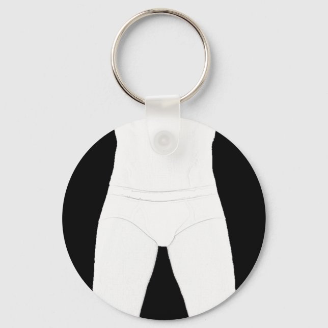 Schlüsselanhänger von Mann in Unterwäsche (Vorderseite)