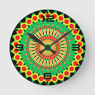 Schlüsselanhänger zum Muttertag Runde Wanduhr