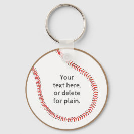 Schlüsselanhänger zum Thema Text-Baseball