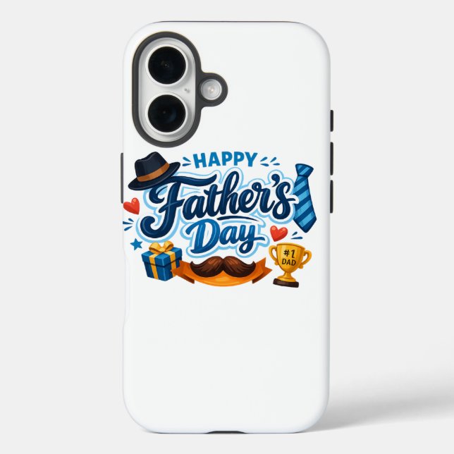 Schlüsselanhänger zum Vatertag Case-Mate iPhone Hülle (Rückseite)