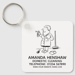 Schlüsselanhänger zur häuslichen Reinigung