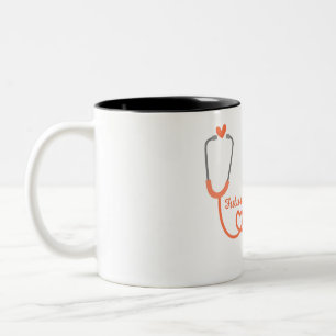 Schlüsselanhänger Zweifarbige Tasse