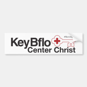 SchlüsselBflo Mittelchristus #BornAgainBflo Autoaufkleber