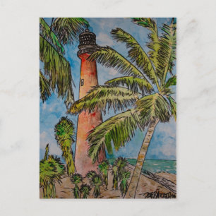 Schlüsselbischofsamt florida Leuchtturm Postkarte