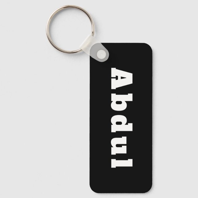 Schlüsselger mit Namen Abdul Schlüsselanhänger (Vorderseite)